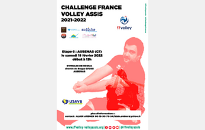 Challenge France Volley Assis 2021/2022 - Etape 6 Aubenas
